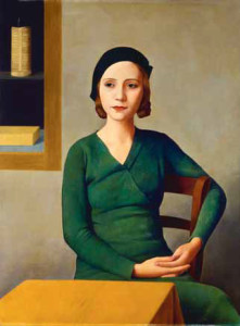 Antonio Donghi, Donna al caffé (Frau im Café), 1931