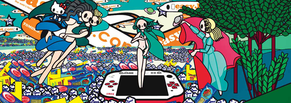 Tomoko Nagao, Botticelli - The Birth of Venus with Baci, Esselunga, Barilla, PSP and EasyJet, 2012