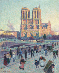 Maximilien Luce, Die Uferstraße von Saint-Michel und Notre-Dame, 1901, Musée d ́Orsay, Paris