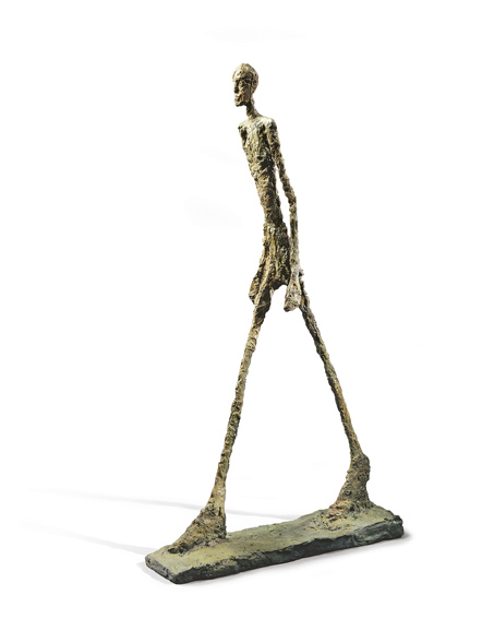 berto Giacometti, L’Homme qui marche, 1960, Collection Fondation Marguerite et Aimé Maeght © Succession Alberto Giacometti (Fondation Alberto et Annette Giacometti, Paris + ADAGP, Paris) 2015