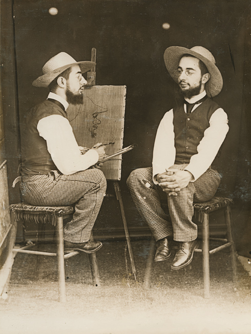 Maurice Guibert, Lautrec porträtiert Lautrec, um 1894, Collection Georges Beaute © Beaute, Réalmont; Photographe David Milh