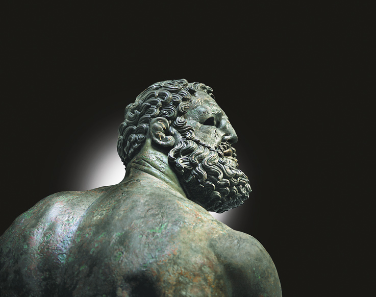 Detail der Statue eines Faustkämpfers, aus Rom, 2. Hälfte des 4. Jh. v. Chr. oder 3. Jh. v. Chr. Foto: akg-images/Jürgen Raible