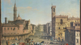 Giuseppe Zocchi, Piazza San Firenze, 18. Jahrhundert