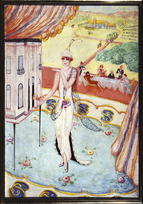 Florine_Stettheimer_Portrait_of_my_sister_Carrie_gross