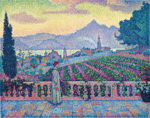 Paul Signac, Frau auf der Terrasse, 1898 © National Gallery of Ireland, Dublin