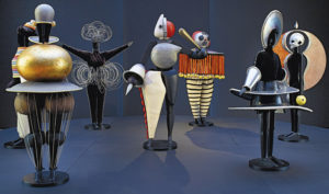 Oskar Schlemmer, Figurinen zum Triadischen Ballett, 1922, Staatsgalerie Stuttgart