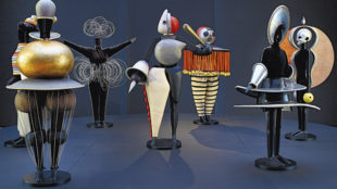 Oskar Schlemmer, Figurinen zum Triadischen Ballett, 1922, Staatsgalerie Stuttgart