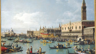 Bernado Bellotto, Das Hafenbecken von San Marco am Himmelfahrtstag, Venedig um 1739/40 © From the Castle Howard Collection. Reproduced by kind permission of The Hon. Simon Howard