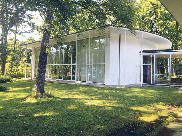 Sep Ruf entwarf die 1954 erbauten Pavillons der Akademie für den bewaldeten Campus am östlichen Stadtrand Nürnbergs© Akademie der Bildenden Künste in Nürnberg