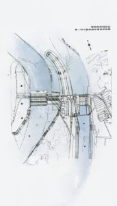 Drei-Schluchten-Staudamm am Jangtsekiang, fertiggestellt 2006 nach 40 Jahren Planung und 13 Jahren Bauzeit © Wuhan Engineering Design