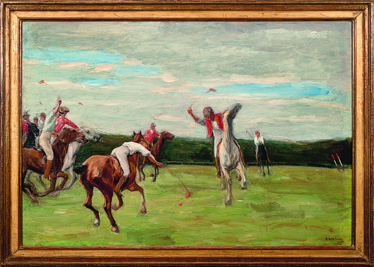 Max Liebermann, Polospieler in Jenischs Park, 1903, Privatbesitz