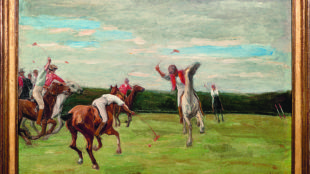 Max Liebermann, Polospieler in Jenischs Park, 1903, Privatbesitz