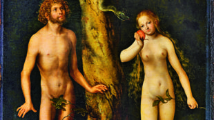Lucas Cranach d. Ä., Adam und Eva, um 1510, Nationalmuseum, Warschau Foto: Ligier Piotr/Muzeum Narodowe w Warszawie