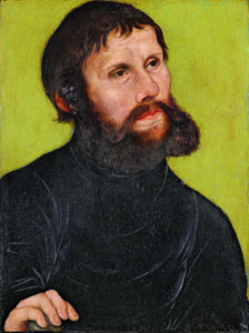 Lucas Cranach d. Ä., Bildnis Martin Luthers als Junker Jörg, 1521, Museum der bildenden Künste, Leipzig © bpk/Museum der bildenden Künste, Leipzig