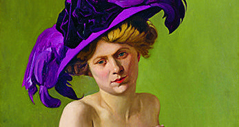 Abb. 01_Félix Vallotton_Le chapeau violet